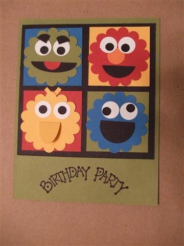 Sesame Street Invitation