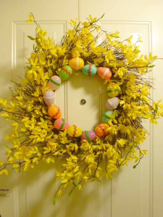 Last Minute Easter Wreath