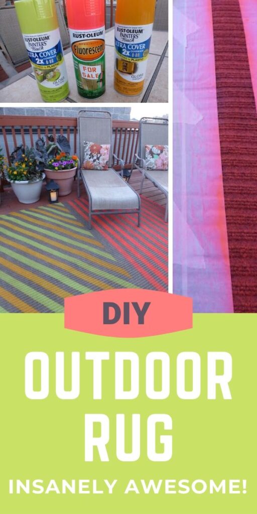 My Insanely Awesome DIY Outdoor Rug! Design Improvised