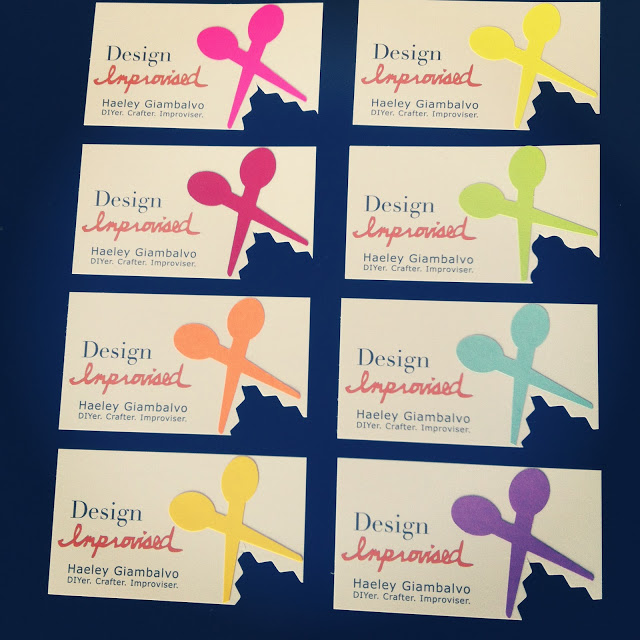 DIY business cards Handmade business cards