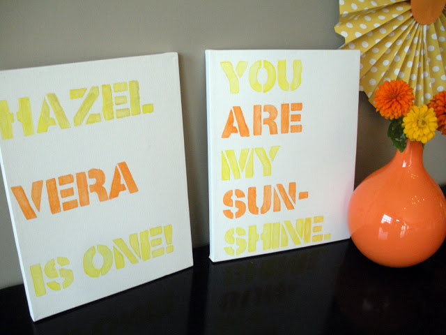 DIY Stenciled Canvas Art DIY Typography Art Tutorial