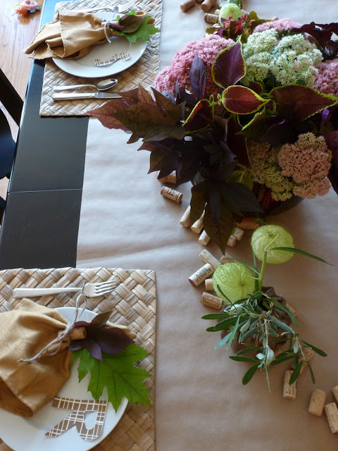 Fall Tablescape Ideas Early Fall Wine Dinner Table Setting
