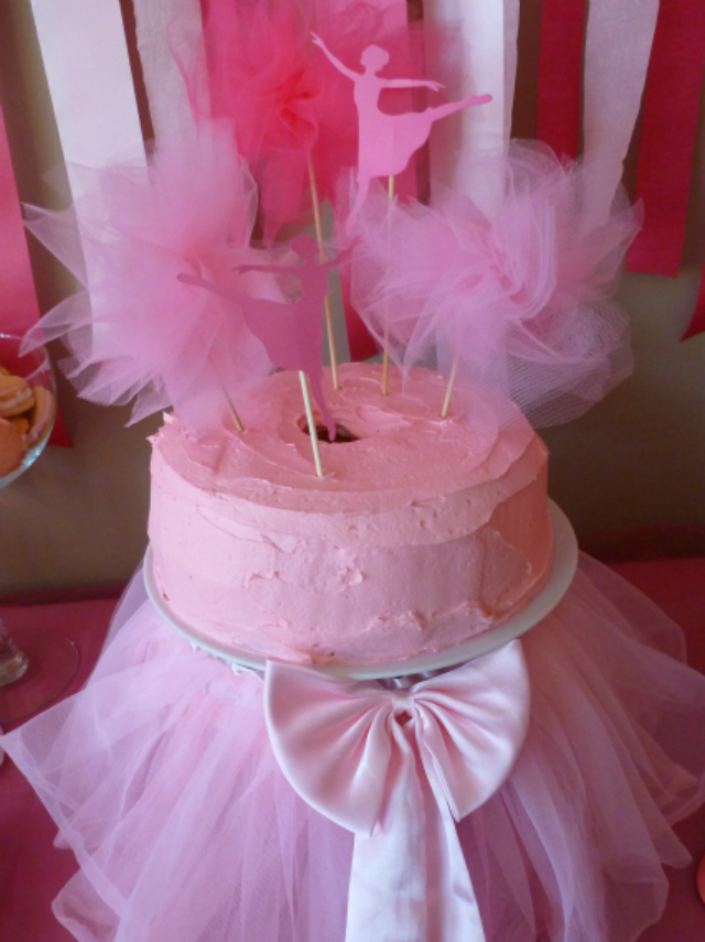 A Ballerina Birthday Party Complete with Tutu Cake - Finding Zest