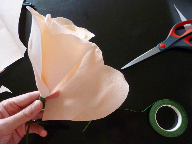 Crepe Paper Flower Tutorial