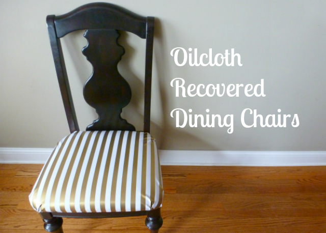 oilcloth dining chair