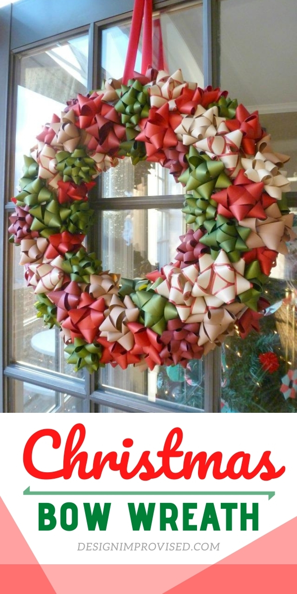 DIY Christmas Bow Wreath