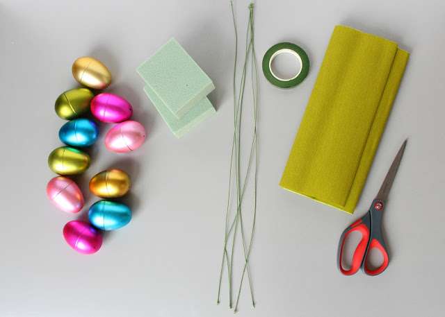 DIY Easter Egg Bouquet - So Pretty! - Design Improvised Why Do Plastic Eggs Have Holes