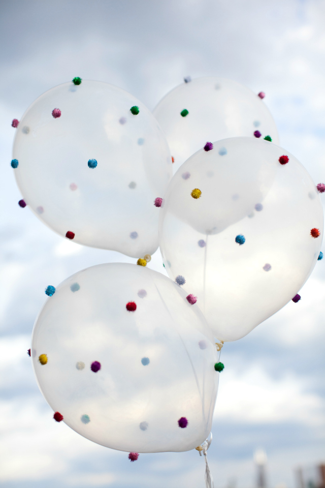 DIY Pom-Pom Balloons Craft