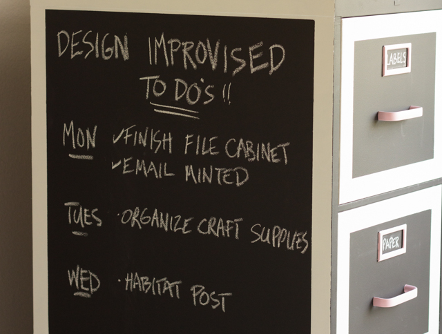paint-file-cabinet chalkboard-paint-ideas