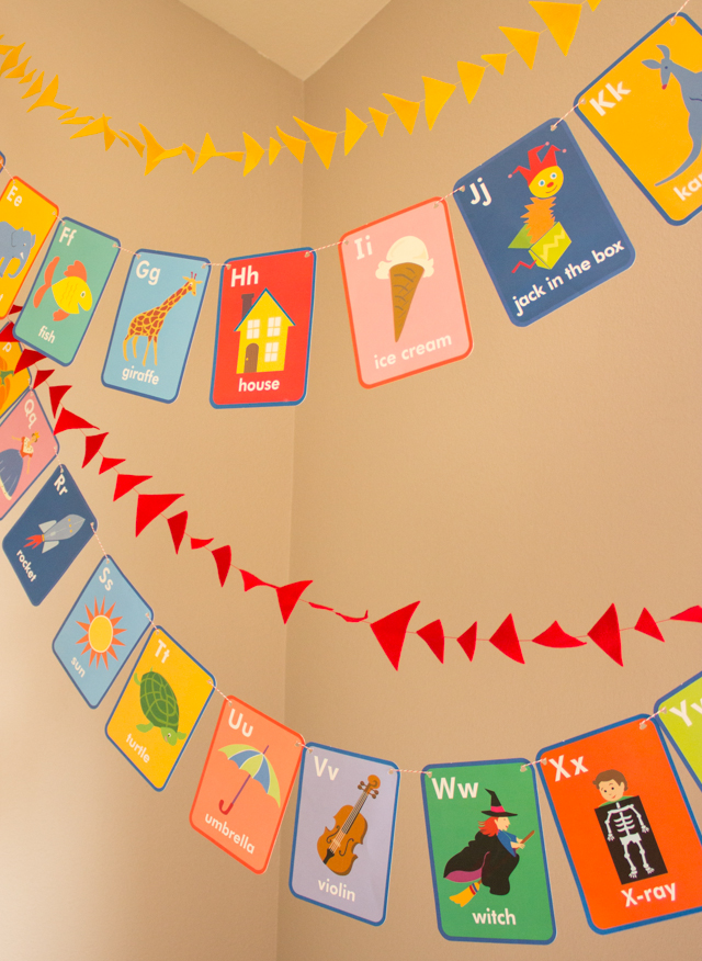 Alphabet Cards Garland