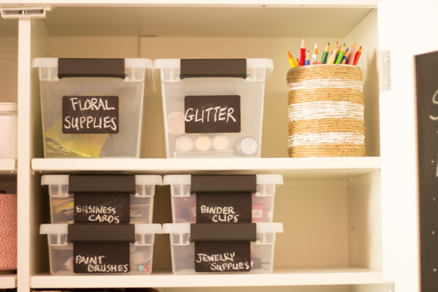 How to Create an Organized Craft Room - Design Improvised