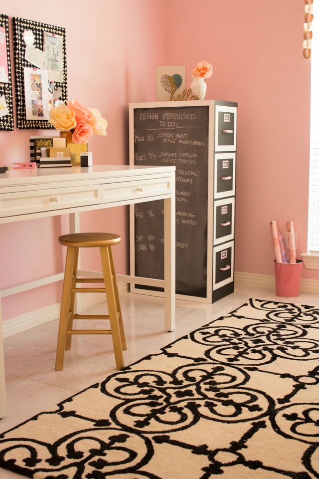 My Pink Craft Room - Design Improvised