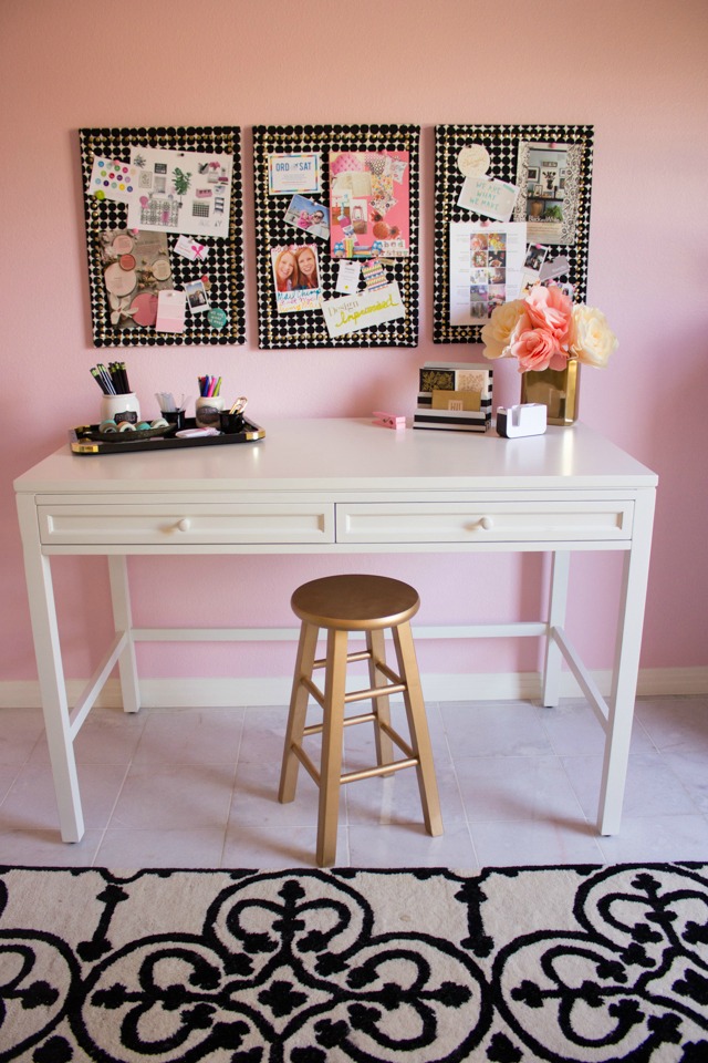 My Pink Office And Craft Room Reveal