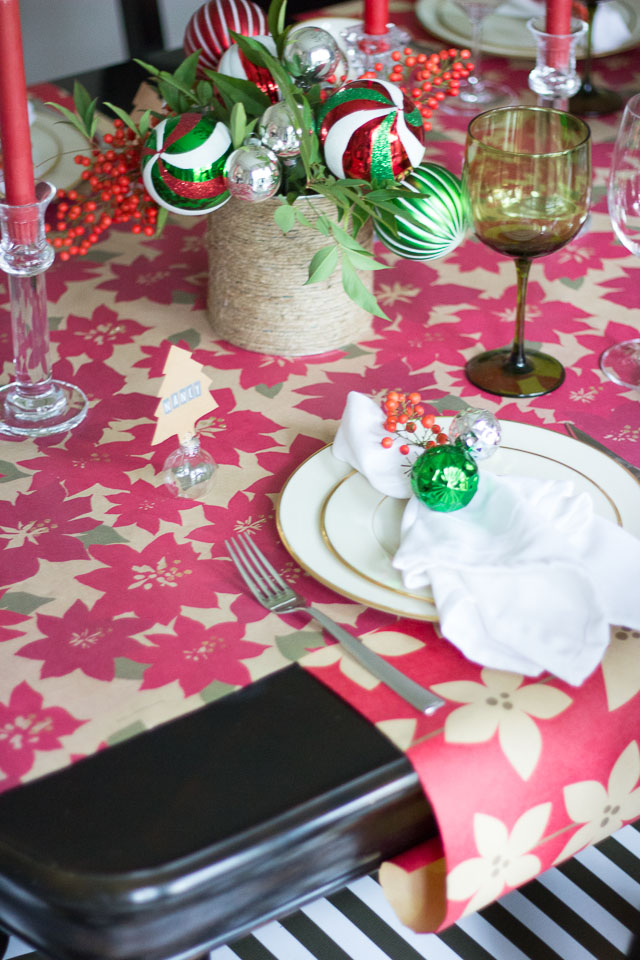 Christmas Table Decorations - Design Improvised