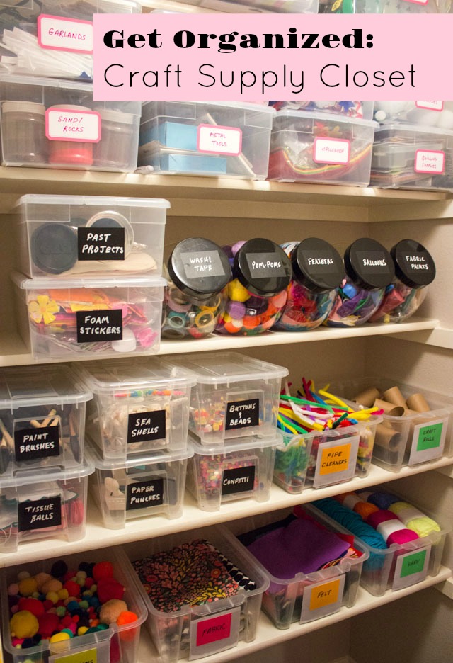 The Craft Supplies Closet of My Dreams! - Design Improvised