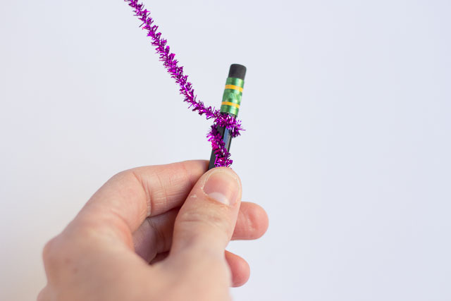 business-cards pipe-cleaner-pencils