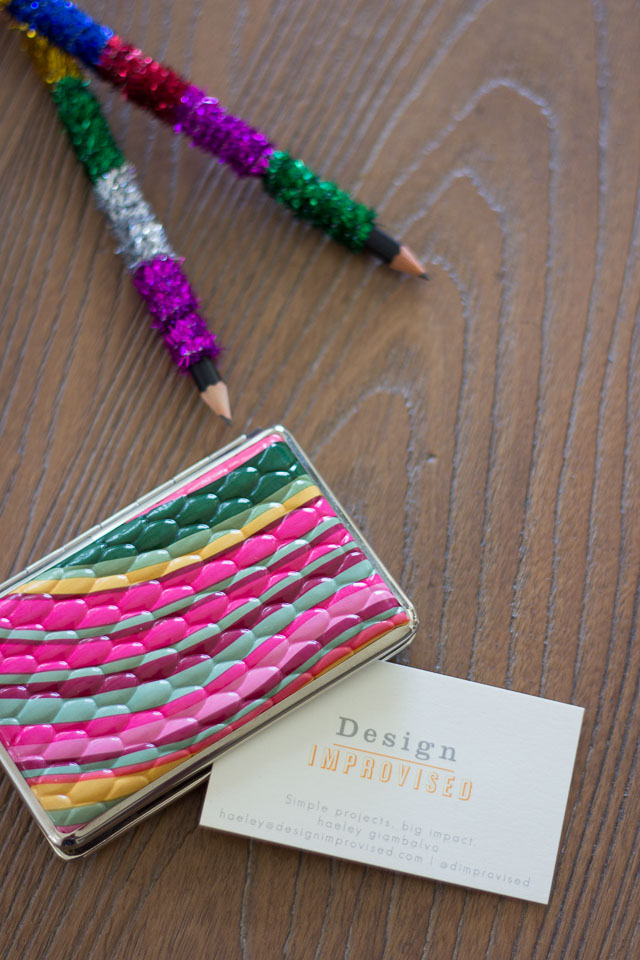 business-cards design-improvised