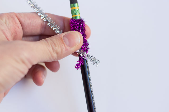 business-cards pipe-cleaner-pencils