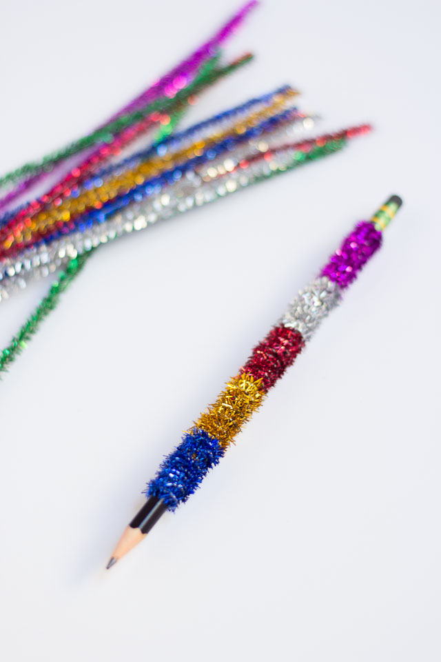 business-cards pipe-cleaner-pencils