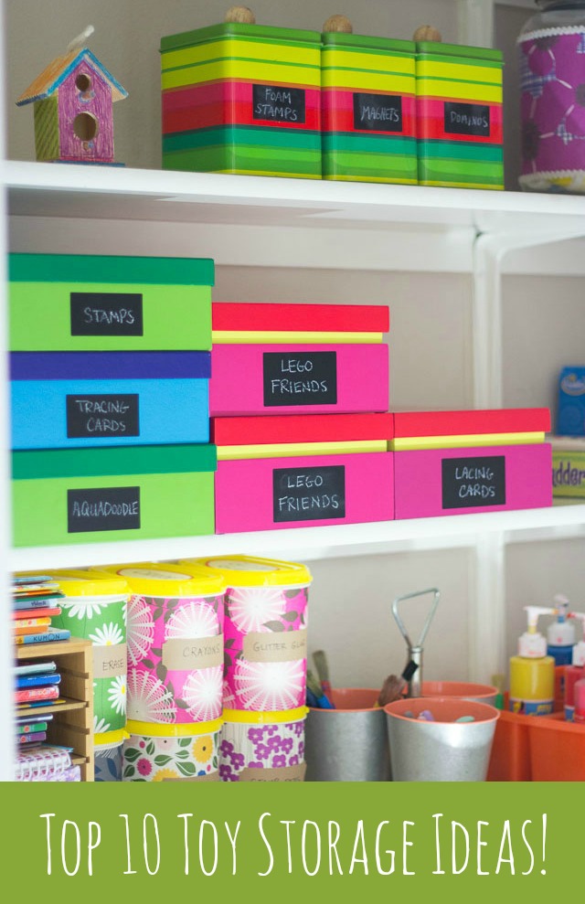 100 Cheap and Easy Toy Storage Ideas - Craftionary