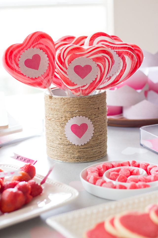 Candy - Heart lollipop - Valentine's Day, child's birthday