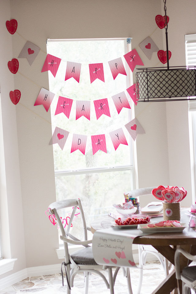 Happy Hearts Day! A Heart-Filled Kids Valentines Party - Design Improvised