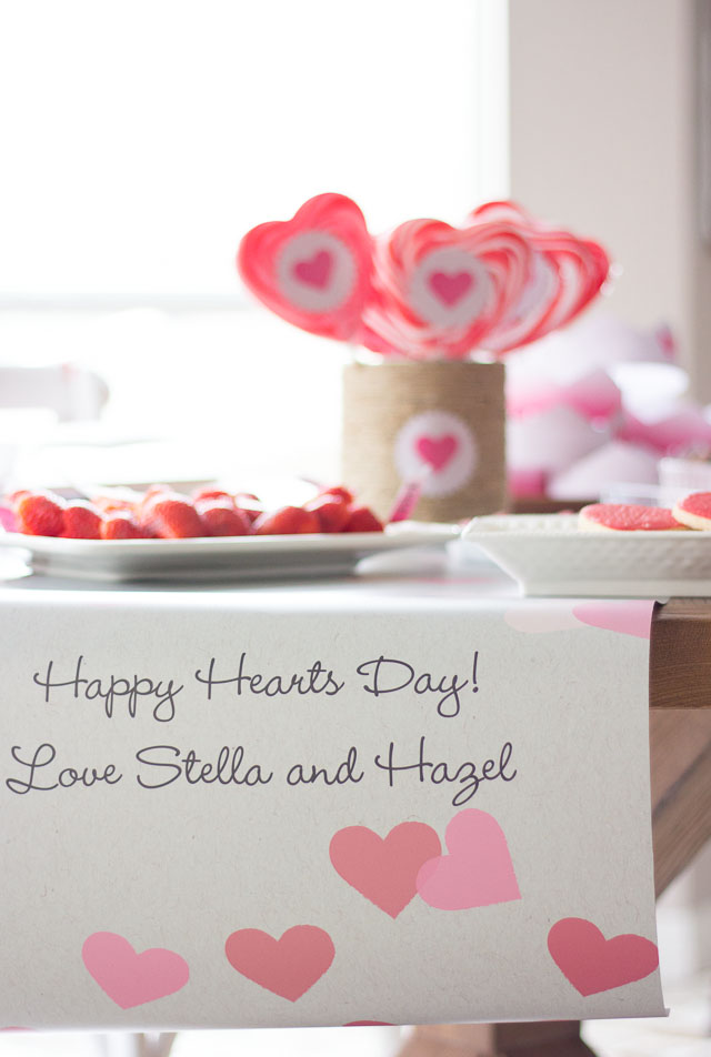 Simple and sweet ideas for a kids' Valentine's Day party!
