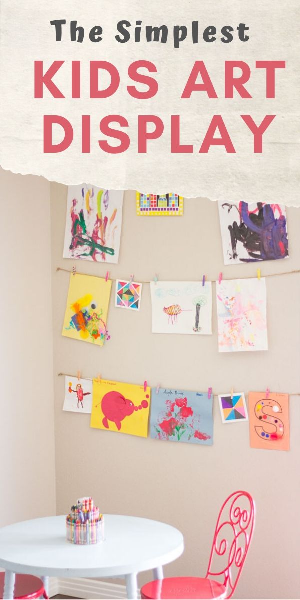 Display Kids' Artwork on a Poster