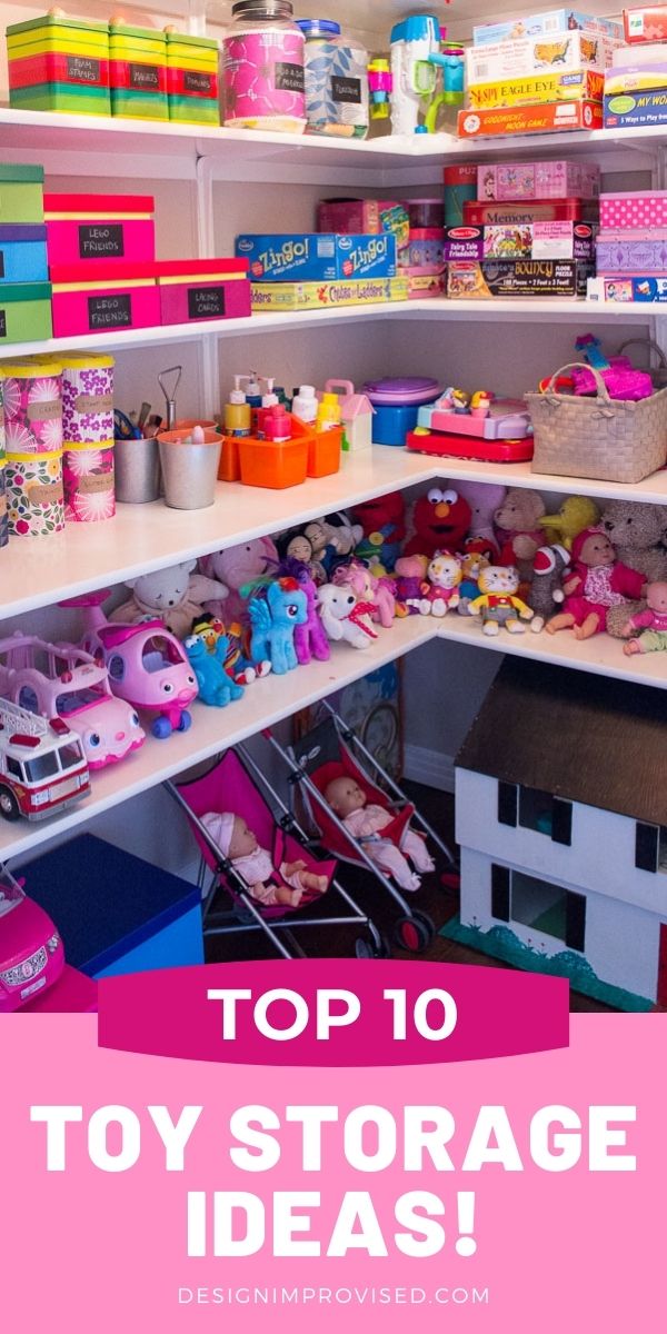 30+ Toy Storage Ideas - How to Organize & Store Your Kids' Toys