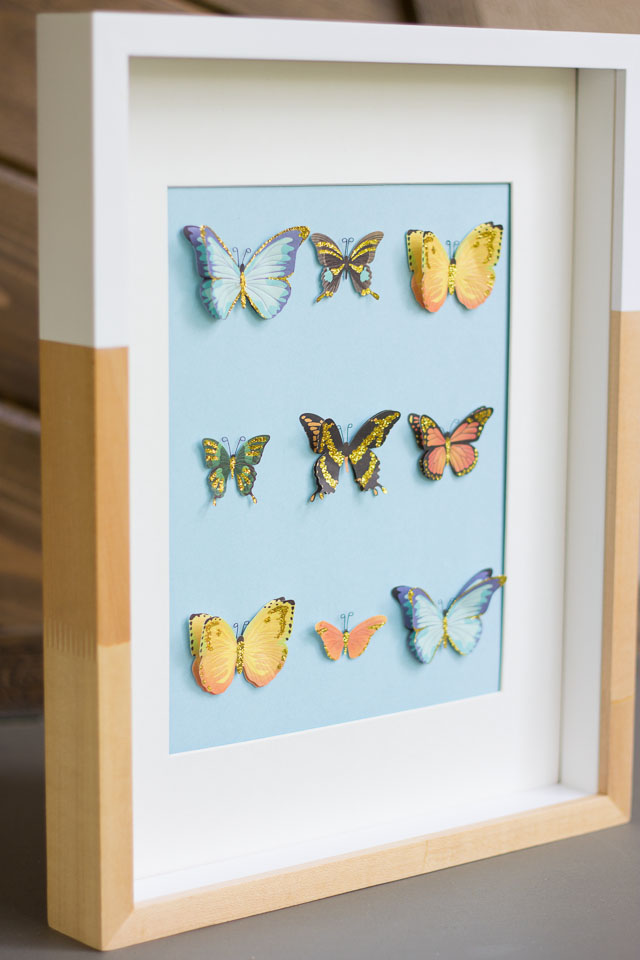 Art Studio Butterfly 3D Stickers