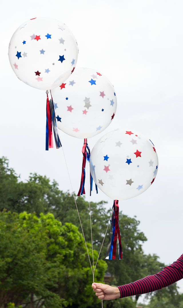 Easy DIY 4th of July Balloons!