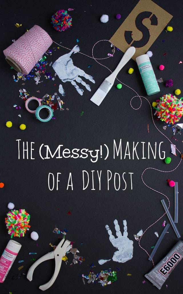 The (Messy!) Makings of a DIY Tutorial || Design Improvised blog