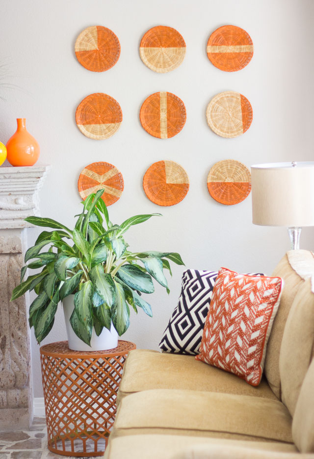 DIY Basket Wall Art - Design Improvised