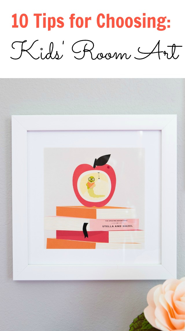 10 simple tips for choosing the perfect art for your child's room! || Design Improvised blog