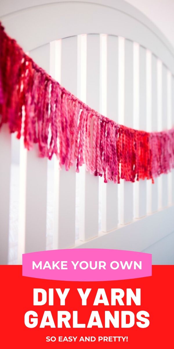 How to make a simple yarn garland