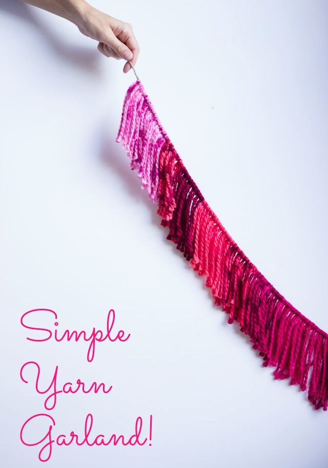 Simple Yarn Garlands - Design Improvised