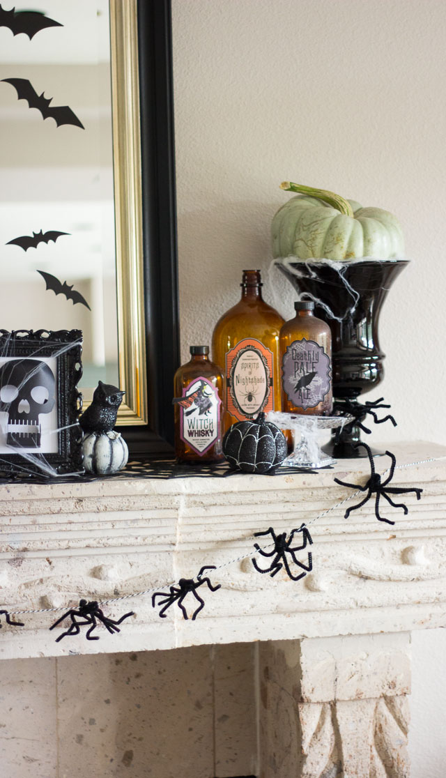 Martha Stewart Halloween Mantel Ideas - Design Improvised