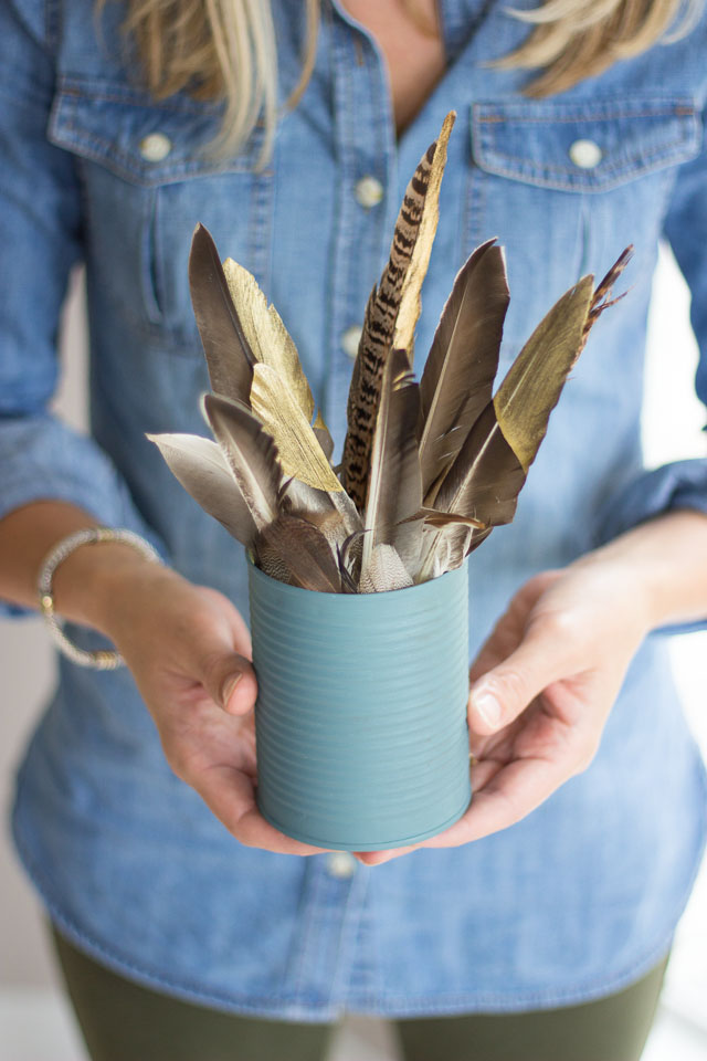 Feather Centerpiece Idea