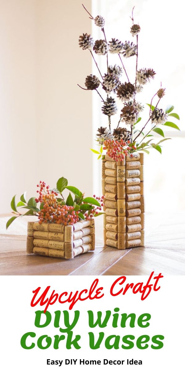 How to make a wine cork vase for under $10