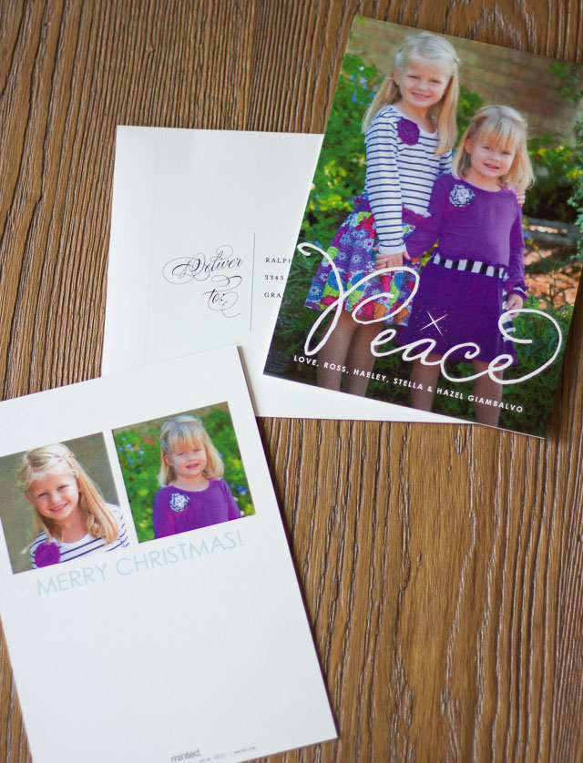A simple way to display your holiday cards - you can make this tree as large as you want! || http://www.designimprovised.com
