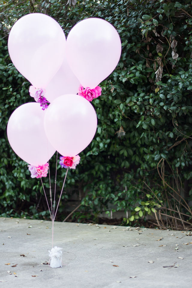 DIY Flower Balloons - Design Improvised