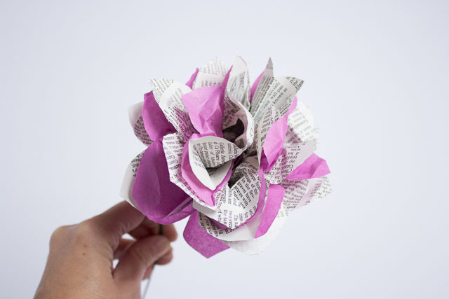 How to make paper flowers