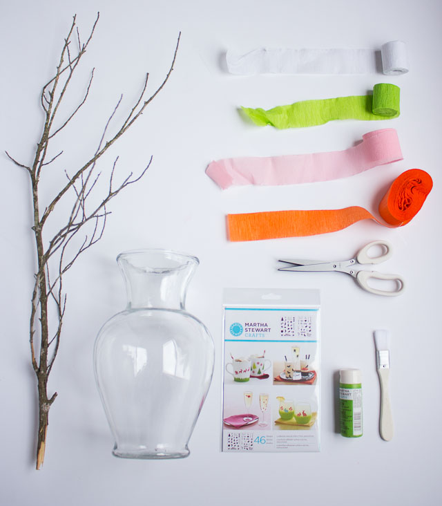 Supplies for DIY flowering branches