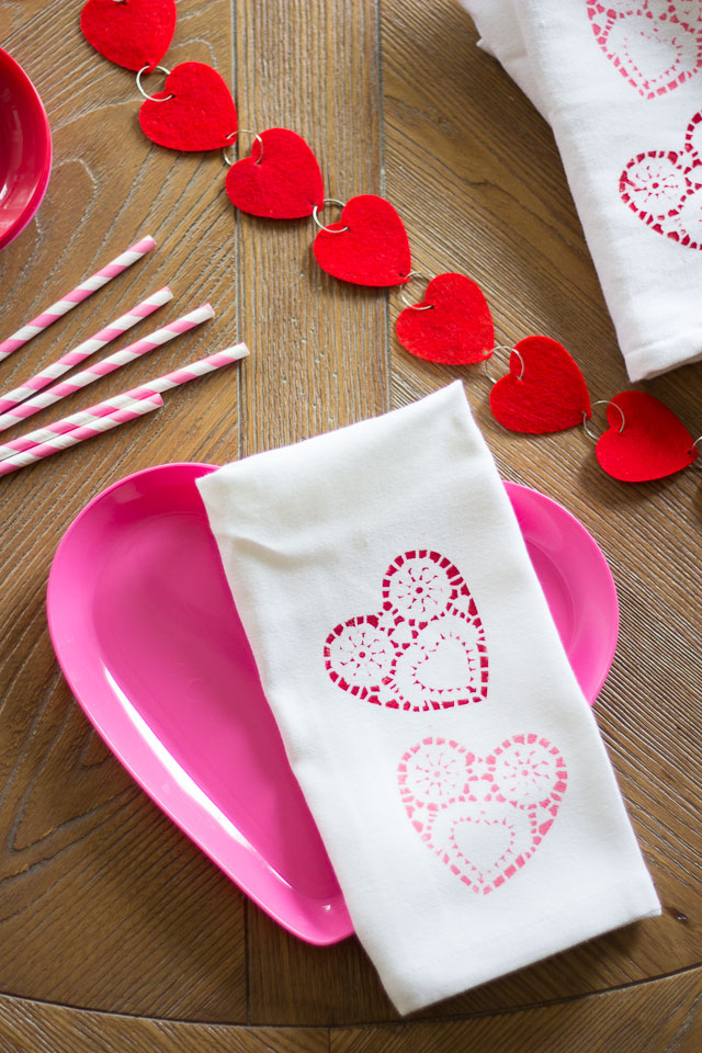 valentine with napkin folding directions