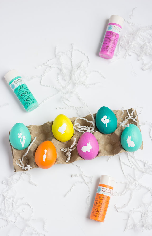 DIY Stenciled Easter Eggs