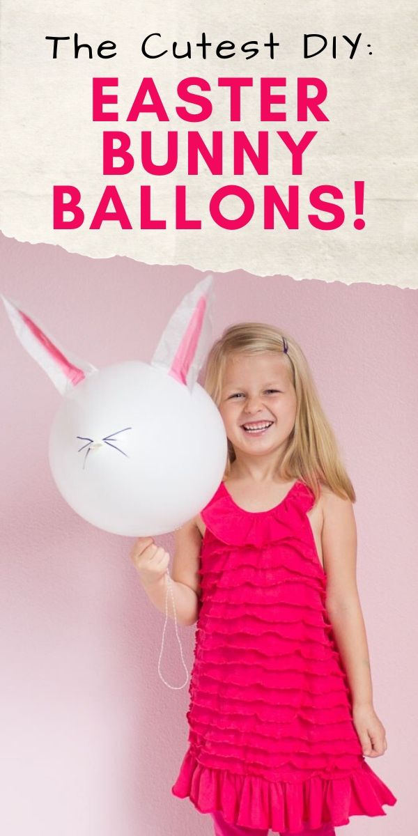 DIY Easter Bunny Balloons