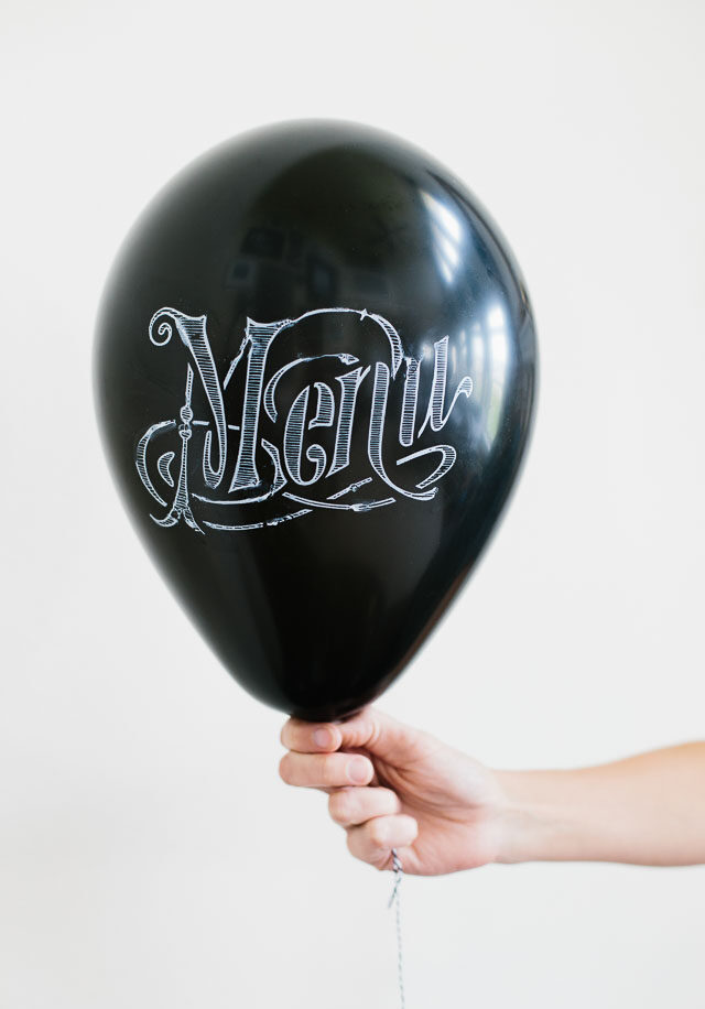 Chalkboard Balloons!