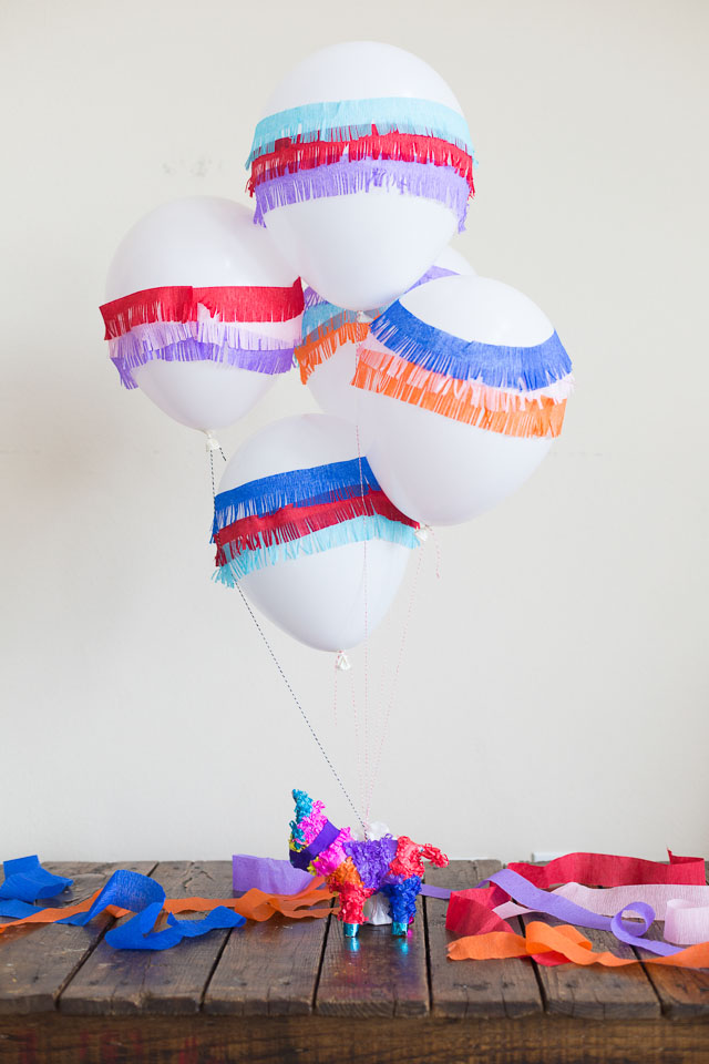 How to make DIY piñata balloons