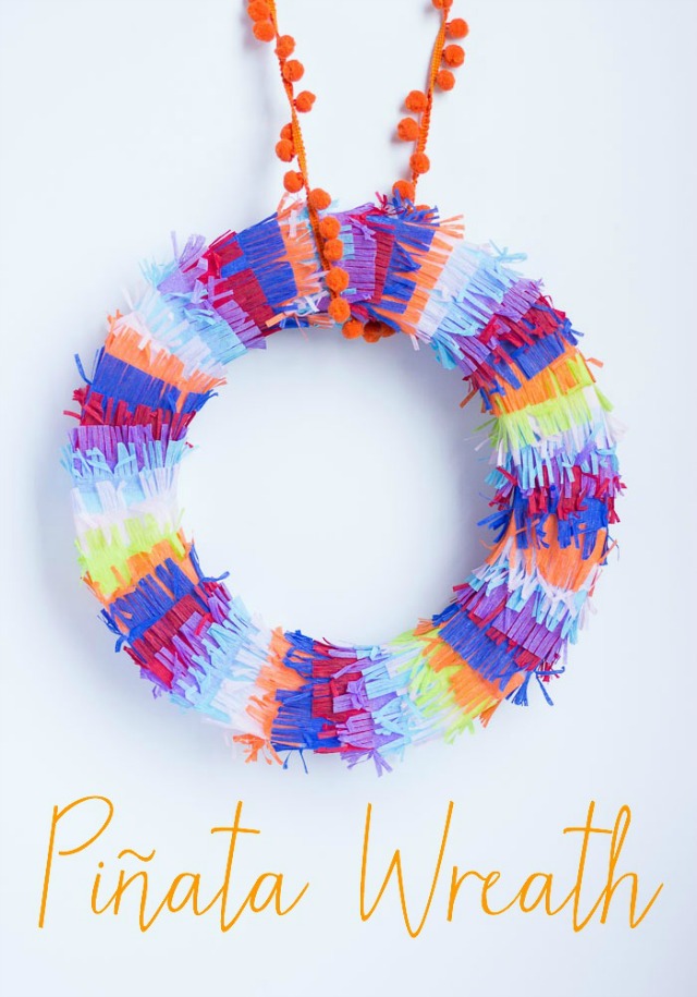 DIY Piñata Wreath