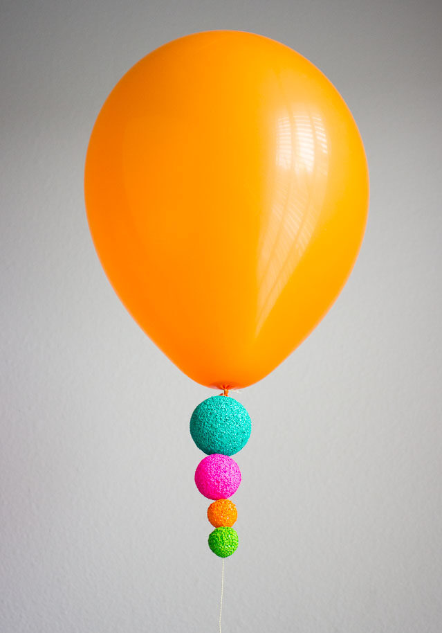 Easy colorful balloon idea